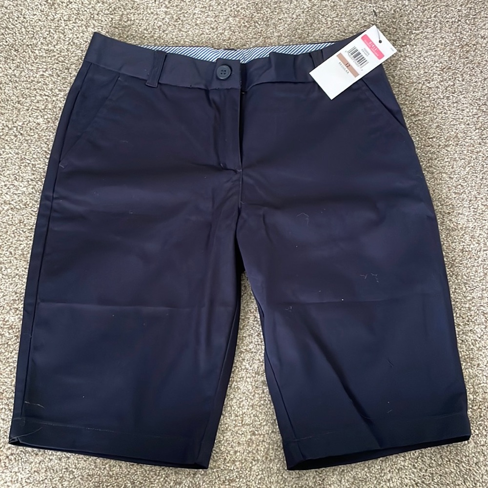 NWT Tommy Hilfiger Girls school uniform shorts